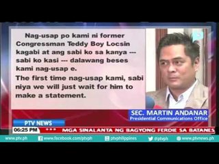 Palasyo, kinumpirma na si Teddy Boy Locsin na ang bagong PH Amb to U.N.