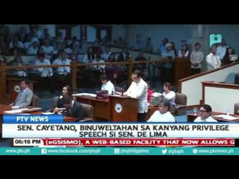 Sen. Trillanes, humingi ng paumanhin kay Sen. Cayetano