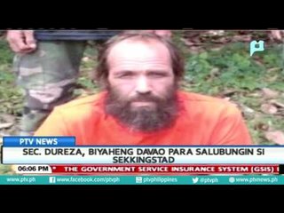 AFP kinumpirma na susunduin na ni Sec. Dureza ang natitirang Norwegian kidnap victim