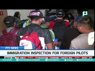 Immigration inspection for foreign pilots