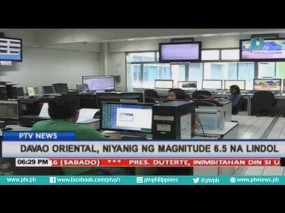 Davao Oriental, niyanig ng magnitude 6.5 na lindol
