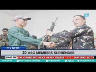 20 ASG members surrender