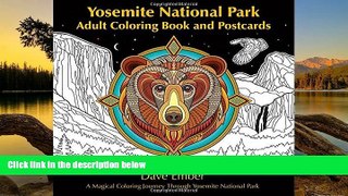 Buy NOW  Yosemite National Park, Adult Coloring Book and Postcards  READ PDF Best Seller in USA