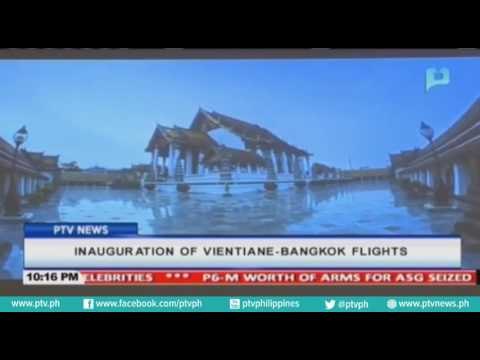 Inauguration of Vientiane-Bangkok flights