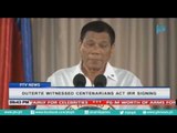 President Rodrigo Duterte, witnessed Centenarians Act IRR signing