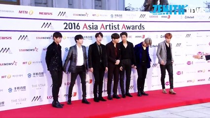[Z영상] 방탄소년단(BTS) 섹시돌 등장! 우리 인기 많죠?(2016 ASIA ARTIST AWARDS Red Carpet 영상)