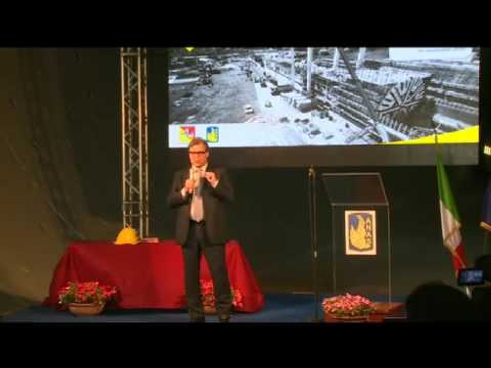 Caltanissetta - Renzi al cantiere stradale sulla SS 640 Agrigento-Caltanissetta (16.11.16)