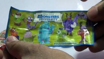 Kinder Surprise Eggs Candy & Toy Surprise Bag Opening Monsters University HD