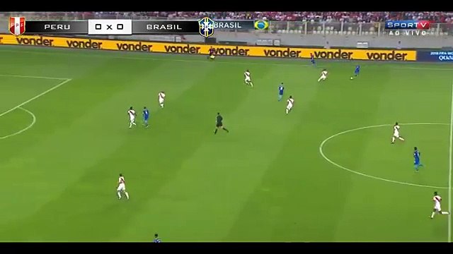 Gol de Gabriel Jesus ● Peru 0 x 1 Brasil - Eliminatórias da Copa do Mundo