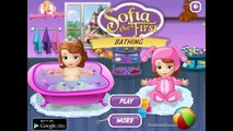 Малышка София Купается в ванной Видео для девочек. Флеш-игра для детей.