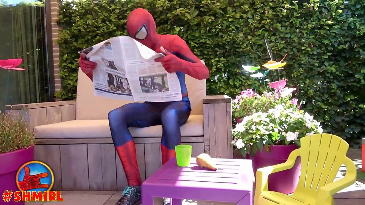 Rapunzel HITS Spiderman! HAIR Problems! Bad Baby Joker Spiderman Baby Milk Bottle! Funny Superheroes