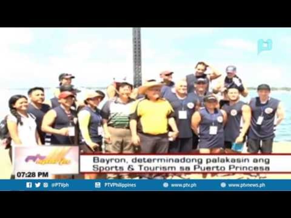 Bayron, determinadong palakasin ang Sports & Tourism sa Puerto Princesa