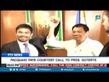 Pacquiao pays courtesy call to Pres. Duterte