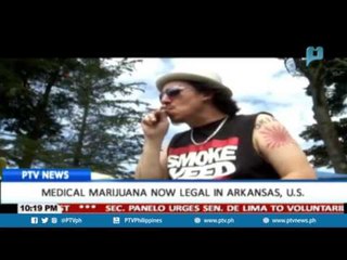 Medical marijuana now legal in Arkansas, US
