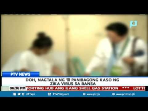 DoH, nagtala ng 10 panibagong kaso ng Zika virus sa bansa