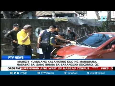 Mahigit-kumulang kalahating kilo ng marijuana, nasabat sa isang binata sa brgy. Socorro, QC