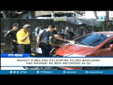 Mahigit-kumulang kalahating kilong marijuana ang nasabat ng mga awtoridad sa QC