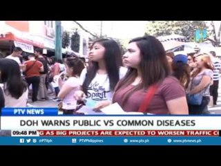 Descargar video: DOH warns public vs. common diseases