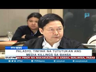 Palasyo, tiniyak ana tututukan ang media killings sa bansa