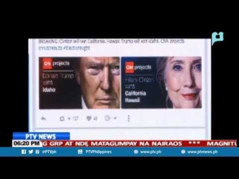 Hillary Clinton, nagpaabot din ng pagbati kay President-elect Donald Trump