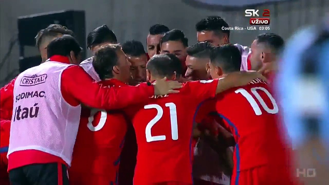 Alexis Sanchez Goal HD - Chile 2-1 Uruguay - 16-11-2016