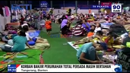Ratusan Korban Banjir Perumahan Total Persada Masih Bertahan