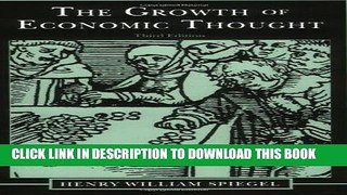 Best Seller The Growth of Economic Thought, 3rd ed. Free Read