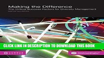 Ebook Making the Difference: The Critical Success Factors for Diversity Management (On Diversity)