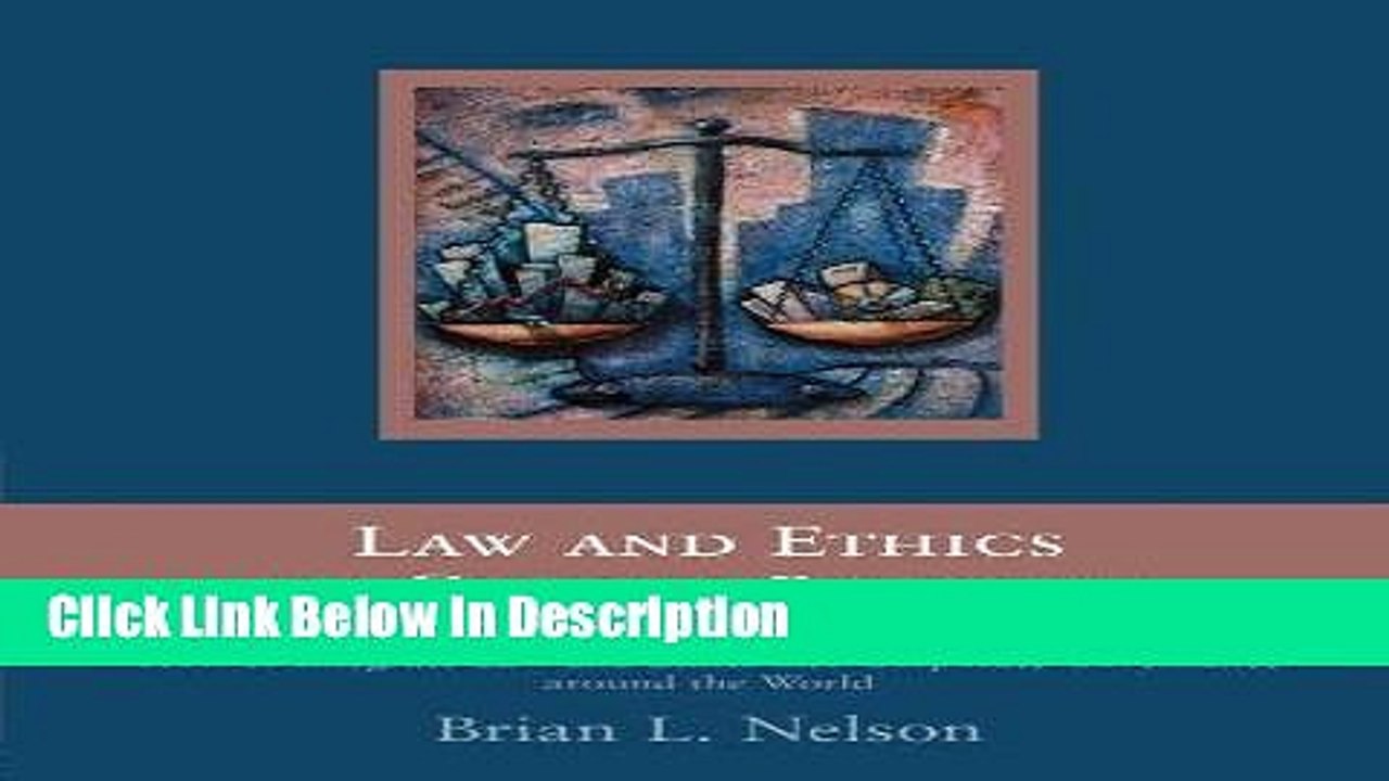 [PDF] Law and Ethics in Global Business: How to Integrate Law and Ethics into Corporate Governance