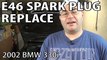 How To Change Spark Plugs on an E46 BMW  part1