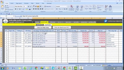 Video sử dụng Phần mềm bán hàng PRO có cả công nợ, lãi lỗ, kho