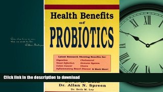 READ BOOK  Health Benefits of Probiotics (Latest Research Showing Benefits for Digestion,