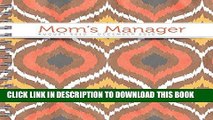 Ebook 2016 Moms Manager 17 Month Spiral Planner Free Read