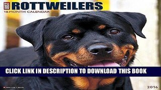 Best Seller 2016 Just Rottweilers Wall Calendar Free Read