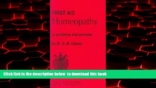 Read book  First Aid Homoeopathy in Accidents and Ailments online pdf