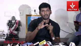 Vishal's Press Meet over suspension from Producer Council