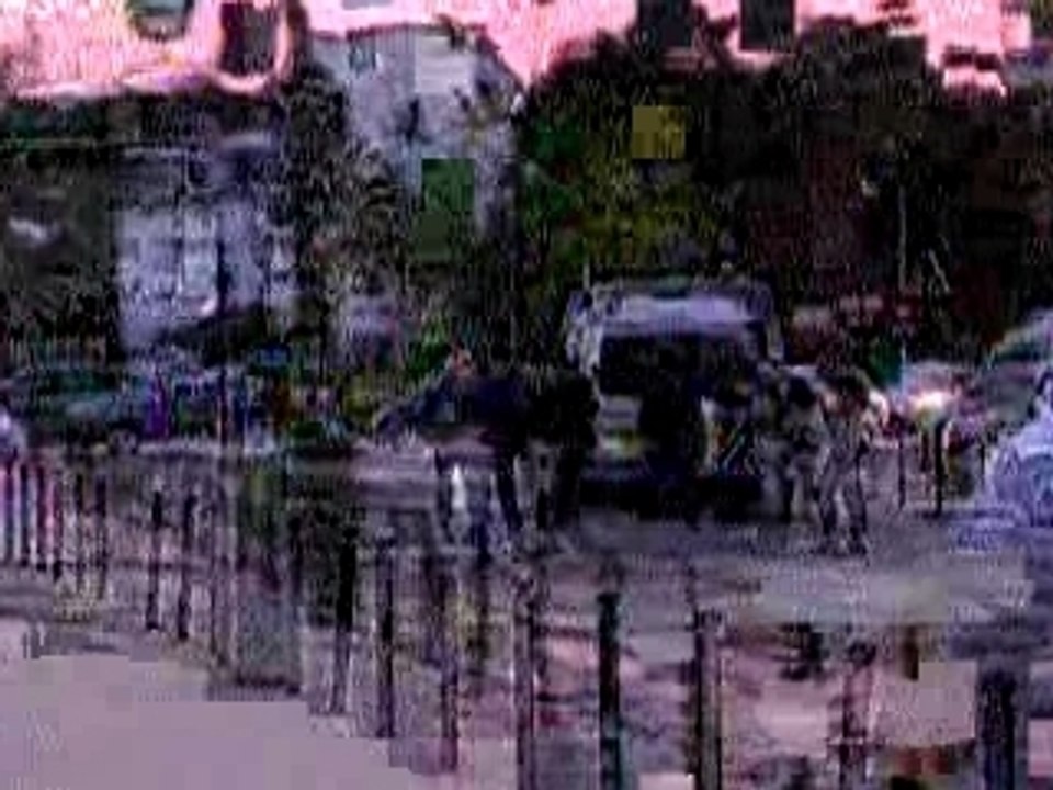 les flic qui pousse le camion de police...apres psg lille