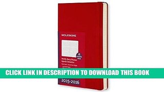 [PDF] Moleskine 2015-2016 Weekly Planner, Horizontal, 18M, Large, Scarlet Red, Hard Cover (5 x