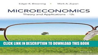 Best Seller Microeconomics: Theory and Applications Free Read