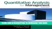 Best Seller Quantitative Analysis for Management (12th Edition) Free Read