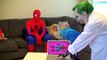 Elsa vs Joker & Spiderman in Real Life - Doctor Spider Performs Surgery Funny Superhero Movie