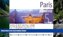 Big Deals  Paris PopOut Map: pop-up city street map of Paris city center - folded pocket size
