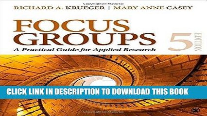 [PDF] Focus Groups: A Practical Guide for Applied Research Full Online