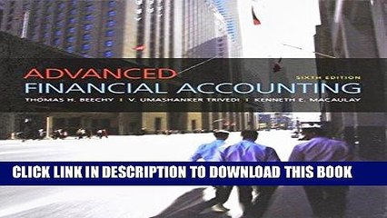 [PDF] Advanced Financial Accounting (6th Edition) Popular Collection