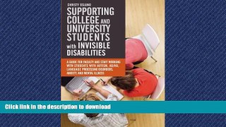 READ  Supporting College and University Students with Invisible Disabilities: A Guide for Faculty