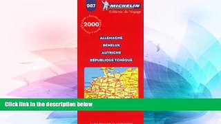 Ebook deals  Michelin Germany/Austria/Benelux/Czech Republic Map No. 987 (Michelin Maps