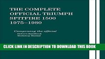 [PDF] Mobi The Complete Official Triumph Spitfire 1500: 1975, 1976, 1977, 1978, 1979, 1980 Full
