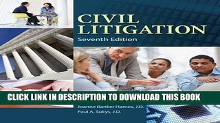 Best Seller Civil Litigation Free Read