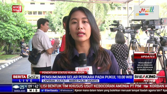 Pengumuman Hasil Gelar Perkara Ahok Dipimpin Langsung Kabareskrim Polri