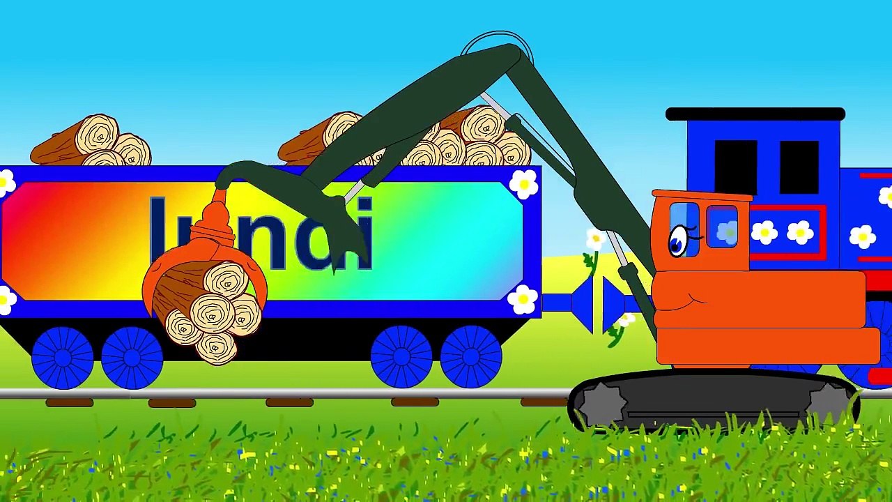 Dessin animé pour enfants - Apprendre les jours de la semaine en français avec le train Tchou Tchou